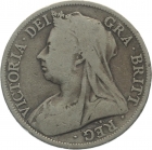 Grossbritannien 1/2 Crown 1895 Victoria